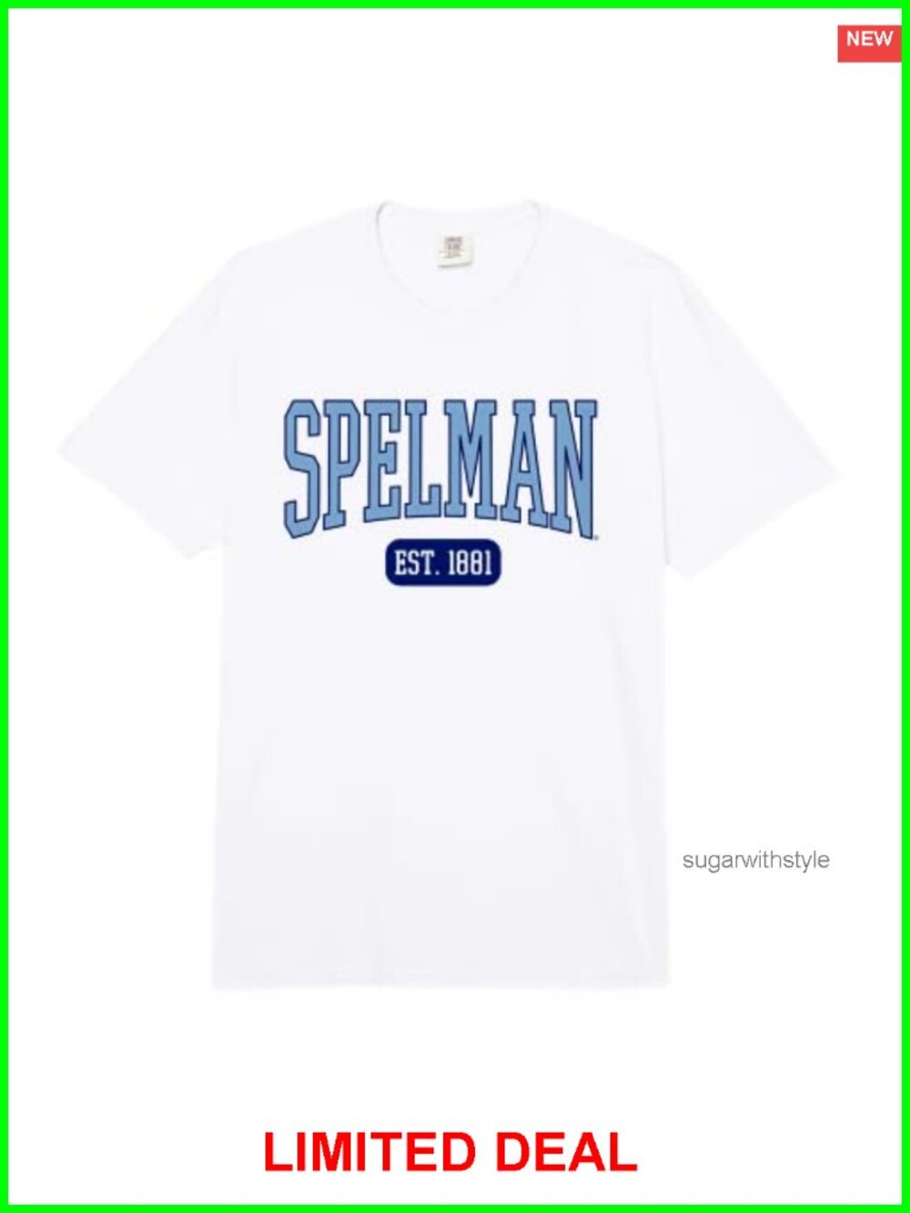 Comfort Colors Heavyweight Crew Neck Short Sleeve College Spirit Tee